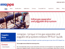 Tablet Screenshot of innopipe.com